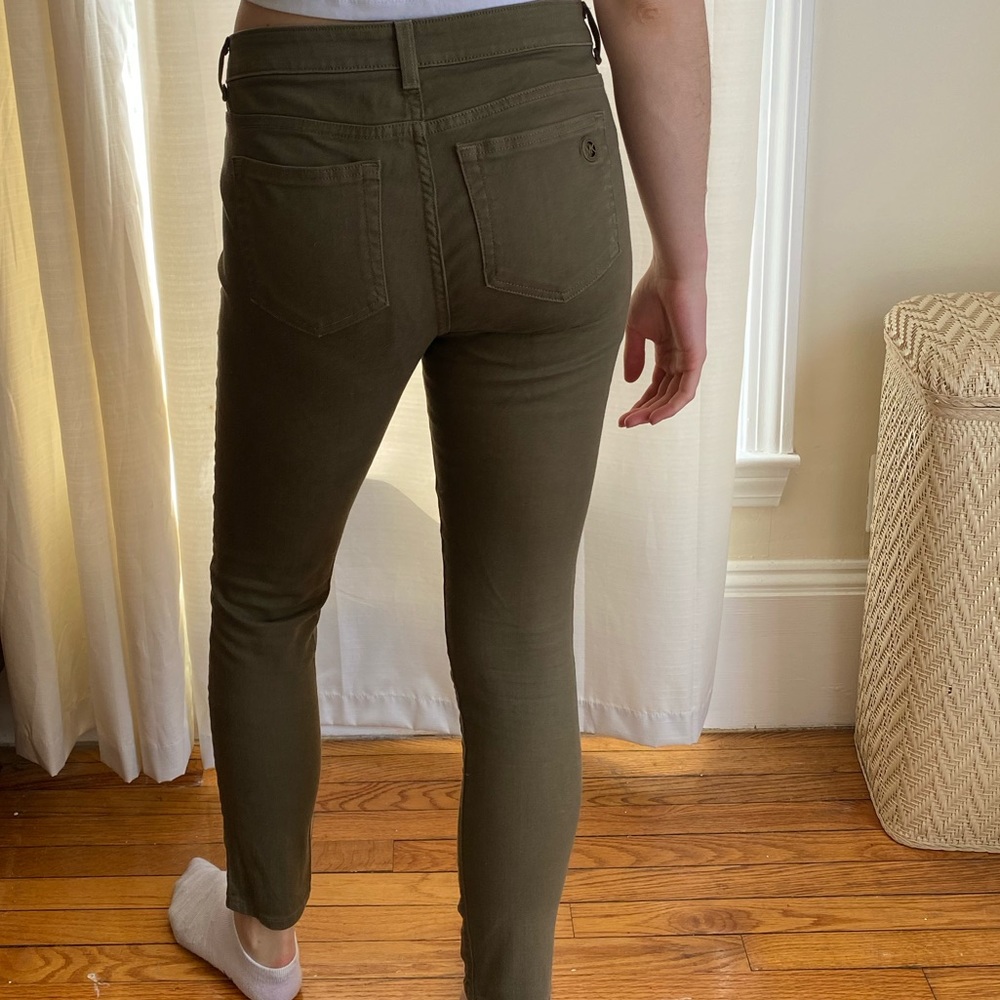 Canvas Skinny Pants